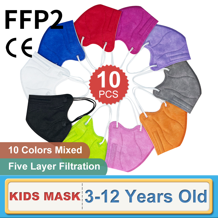 10 шт., детские маски-респират – обзор и цена Kids Face Mask