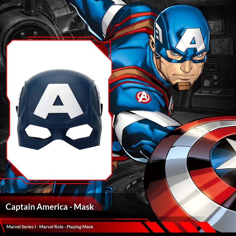 Маска Капитана Америки ZD Marv – обзор и цена Kids Face Mask